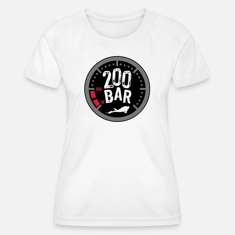 200bar - Women's Functional T-Shirt - white