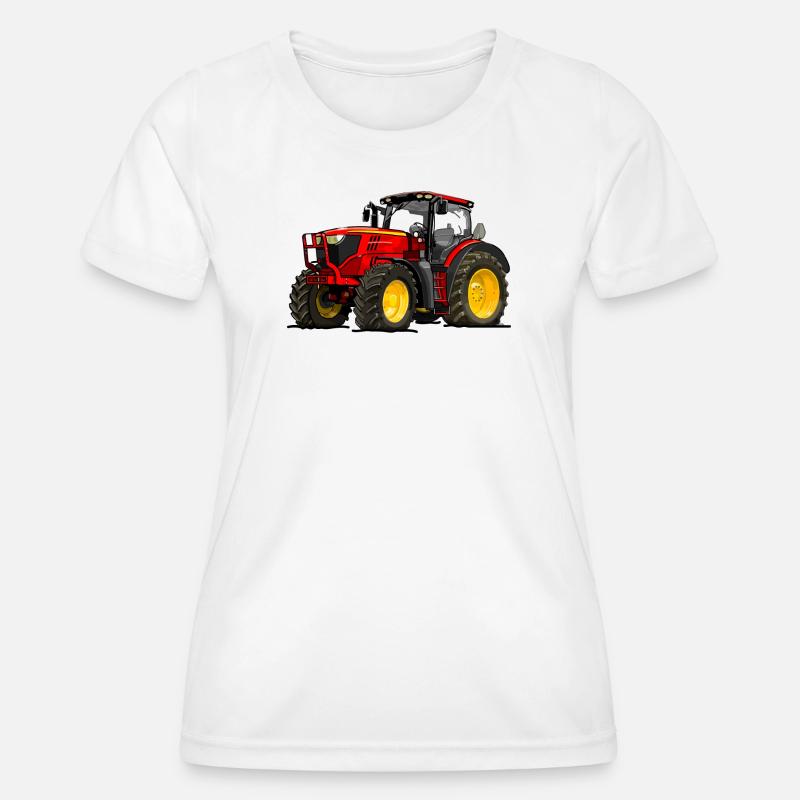 Tractor red - Women's Functional T-Shirt - white