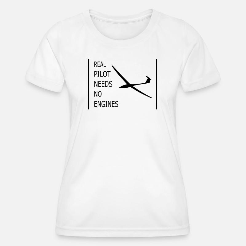 Glider - Women's Functional T-Shirt - white