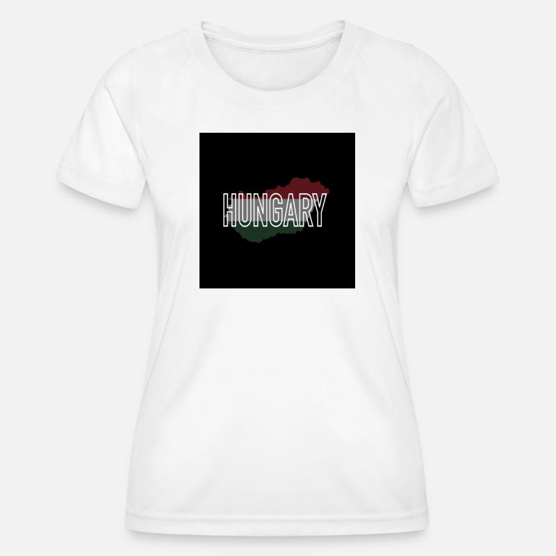 Hungary - Women's Functional T-Shirt - white