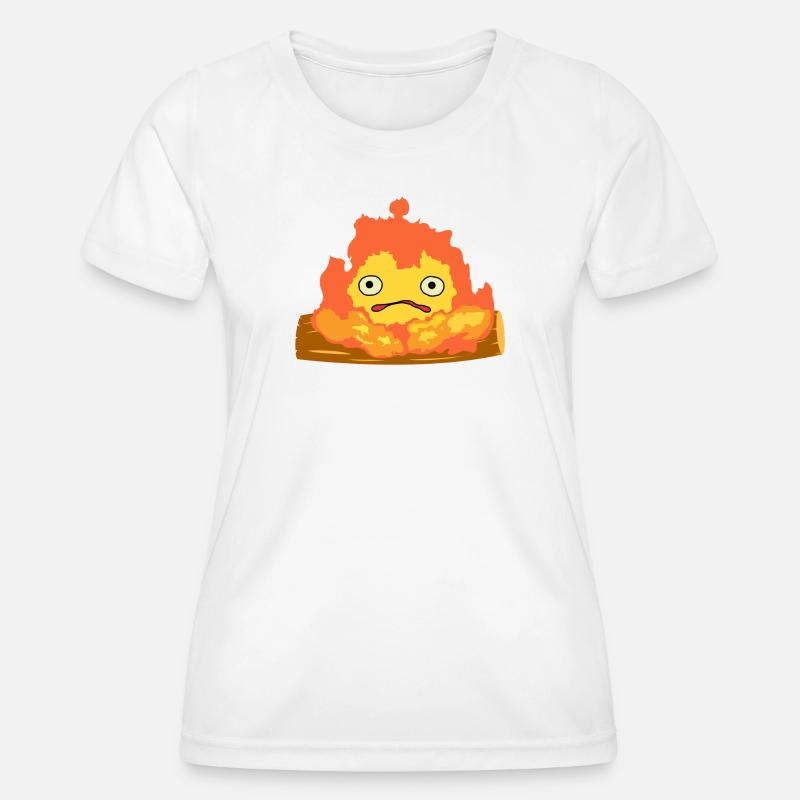 Calcifer - Women's Functional T-Shirt - white