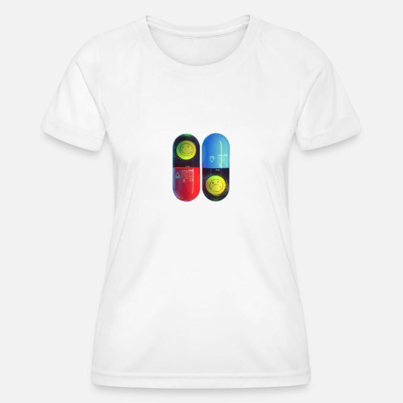 matrix nirvana - Women's Functional T-Shirt - white