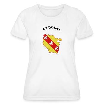 Lorraine - Frauen Funktions-T-Shirt - Weiß - Vorne - AI Model Female 172 dark (172cm)