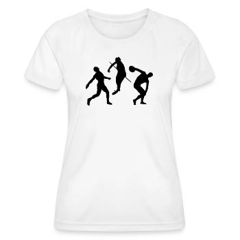 Athletics - Women's Functional T-Shirt - white - Front - AI Model Female 172 dark (172cm)