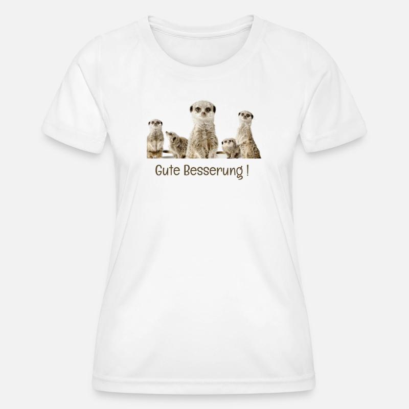 Get well soon - Women's Functional T-Shirt - white