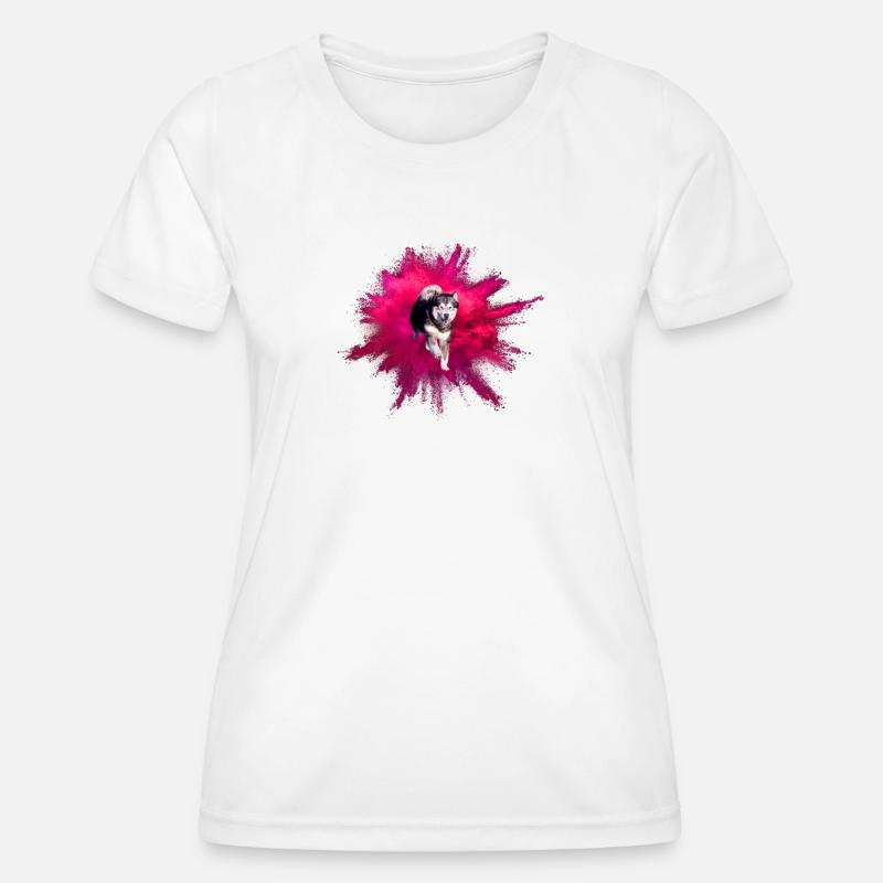 Malamute Uhlan - Women's Functional T-Shirt - white