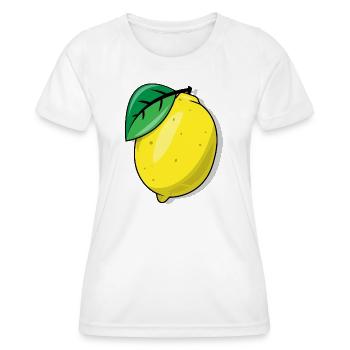 lemon - Women's Functional T-Shirt - white - Front - AI Model Female 172 dark (172cm)