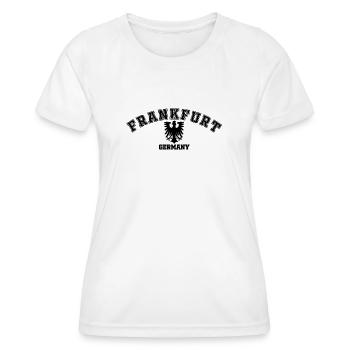 Frankfurt Germany Adler - Women's Functional T-Shirt - white - Front - AI Model Female 172 dark (172cm)