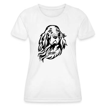 Irish Setter Head - Women's Functional T-Shirt - white - Front - AI Model Female 172 dark (172cm)