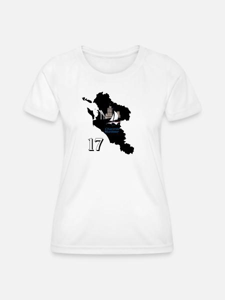Charente-Maritime - Frauen Funktions-T-Shirt - Weiß