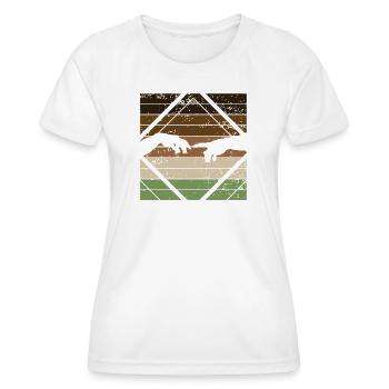 Adam, Bibel, Gott, Glaube, Religion - Frauen Funktions-T-Shirt - Weiß - Vorne - AI Model Female 172 dark (172cm)