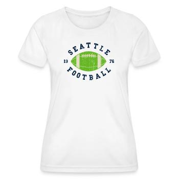 Seattle Football - T-shirt sport Femme - blanc - Devant - AI Model Female 172 dark (172cm)
