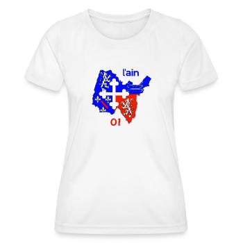 Ain - T-shirt sport Femme - blanc - Devant - AI Model Female 172 dark (172cm)