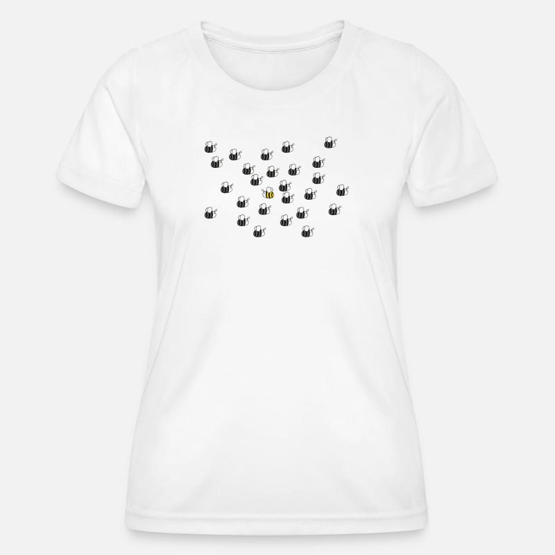 Bee Yourself - Women's Functional T-Shirt - white