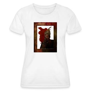 Gjergj Kastrioti - T-shirt sport Femme - blanc - Devant - AI Model Female 172 dark (172cm)