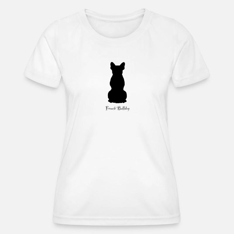 French Bulldog - Women's Functional T-Shirt - white