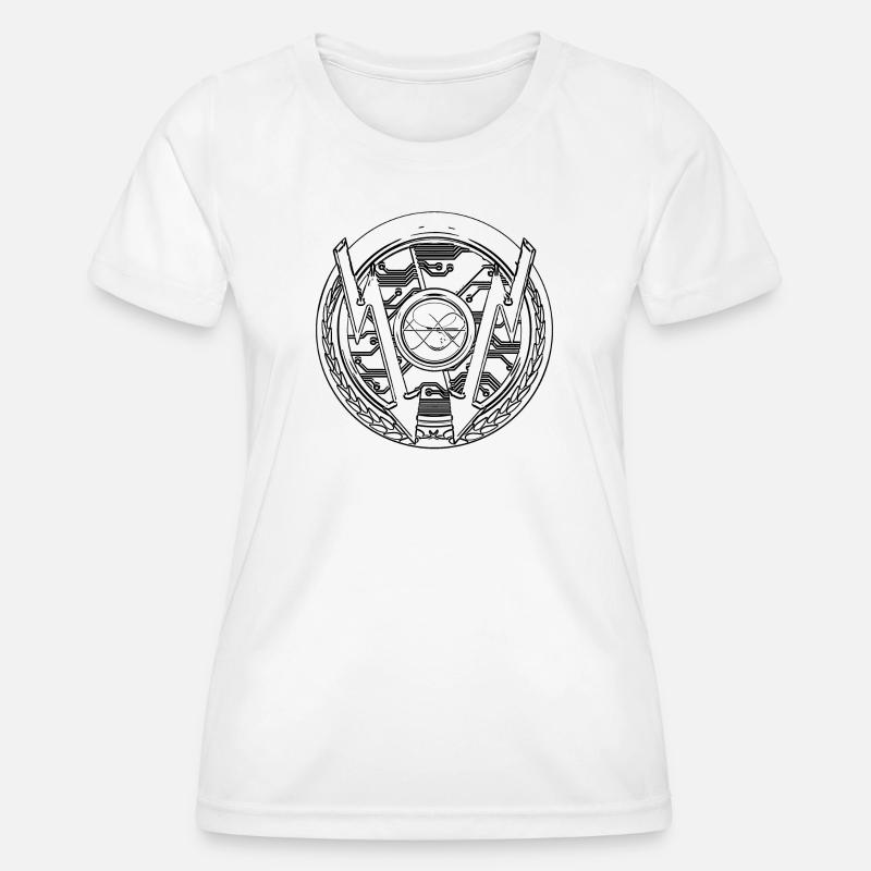 Craft Electric Pattern - Women's Functional T-Shirt - white