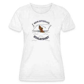 Tapir Schlafshirt Lieblingstier Geschenkidee - Frauen Funktions-T-Shirt - Weiß - Vorne - AI Model Female 172 dark (172cm)