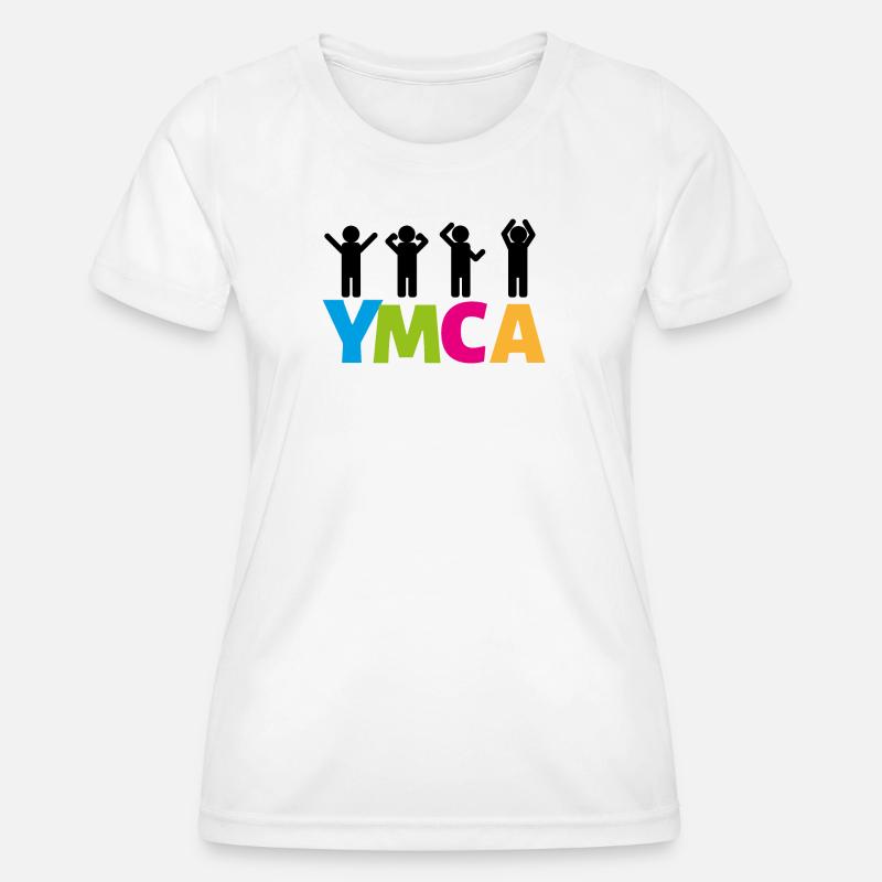 YMCA - Women's Functional T-Shirt - white