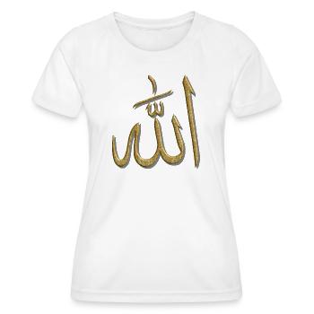 Islam Muslim Ramadan Allah - Frauen Funktions-T-Shirt - Weiß - Vorne - AI Model Female 172 dark (172cm)