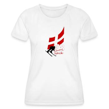 Savoie - T-shirt sport Femme - blanc - Devant - AI Model Female 172 dark (172cm)