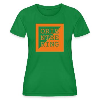 Orienteering - Women's Functional T-Shirt - kelly green - Front - AI Model Female 172 dark (172cm)
