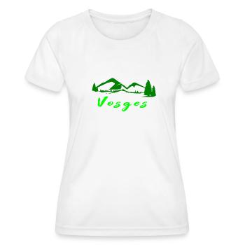 Vosges - Frauen Funktions-T-Shirt - Weiß - Vorne - AI Model Female 172 dark (172cm)