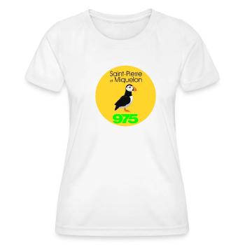 Saint-Pierre und Miquelon - Frauen Funktions-T-Shirt - Weiß - Vorne - AI Model Female 172 dark (172cm)