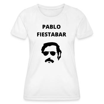 Pablo Fiestabar - Frauen Funktions-T-Shirt - Weiß - Vorne - AI Model Female 172 dark (172cm)