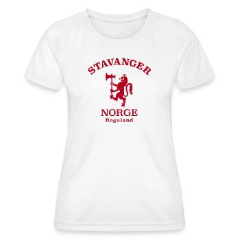 STAVANGER Norwegen Norvège Norge - T-shirt sport Femme - blanc - Devant - AI Model Female 172 dark (172cm)
