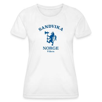 SANDVIKA Norwegen Norvège Norge - T-shirt sport Femme - blanc - Devant - AI Model Female 172 dark (172cm)