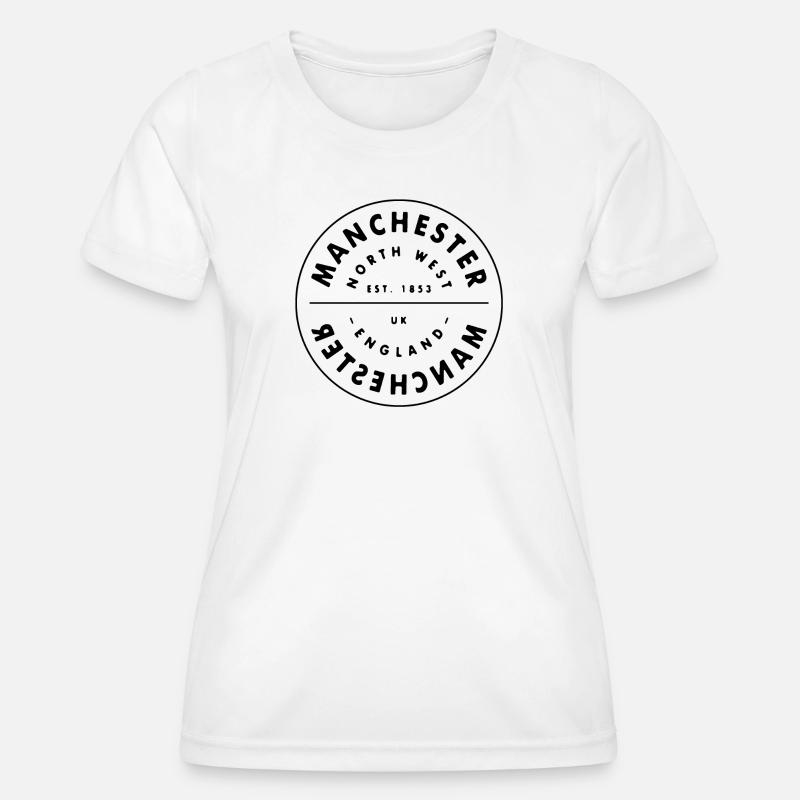 Manchester Circular Cancel Northwest England - Women's Functional T-Shirt - white