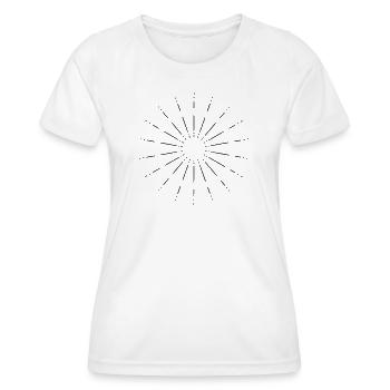 Mandala Stern - Frauen Funktions-T-Shirt - Weiß - Vorne - AI Model Female 172 dark (172cm)