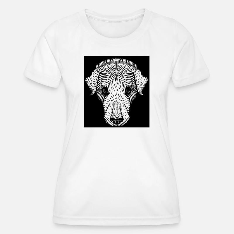Border Terrier - Women's Functional T-Shirt - white