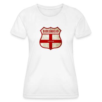 Birkenhead England Coat of Arms - Women's Functional T-Shirt - white - Front - AI Model Female 172 dark (172cm)