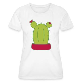 Cactus, cactus, plantes succulentes, plantes - T-shirt sport Femme - blanc - Devant - AI Model Female 172 dark (172cm)