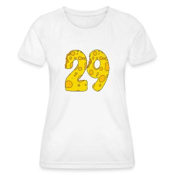 29 years old - 29th birthday gift - 1929 - Women's Functional T-Shirt - white - Front - AI Model Female 172 dark (172cm)