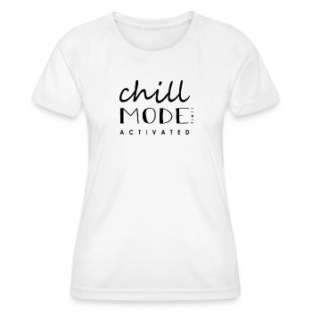 Mode détente - T-shirt sport Femme - blanc - Devant - AI Model Female 172 dark (172cm)