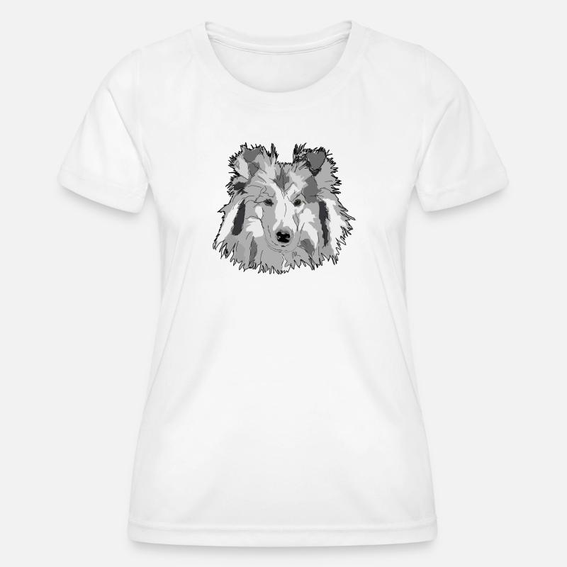 Collie - Women's Functional T-Shirt - white