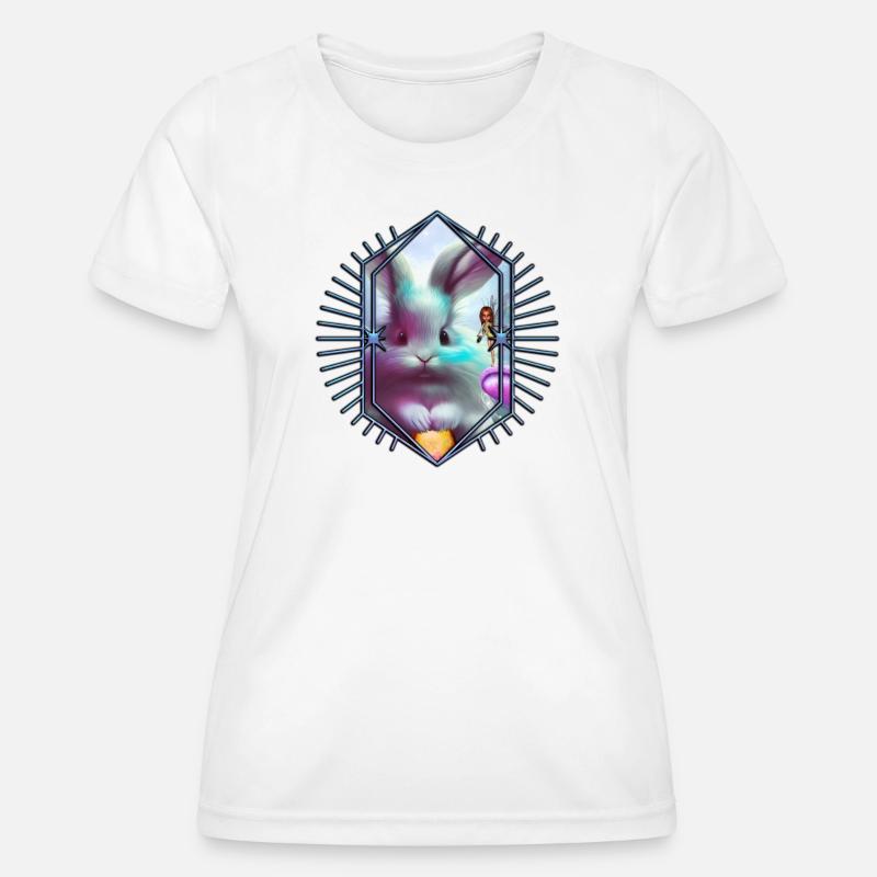 Cute Easter Bunny - Women's Functional T-Shirt - white