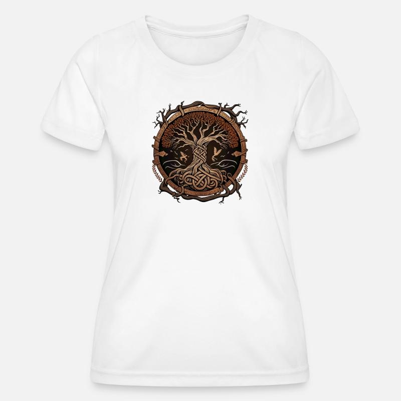 Yggdrasil - Women's Functional T-Shirt - white