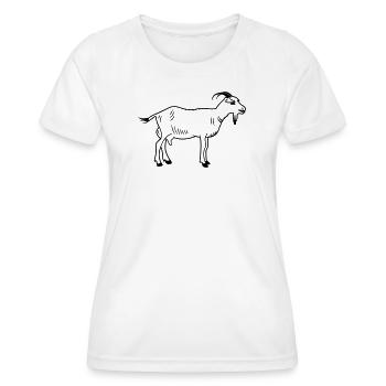 Kid transparent - Women's Functional T-Shirt - white - Front - AI Model Female 172 dark (172cm)