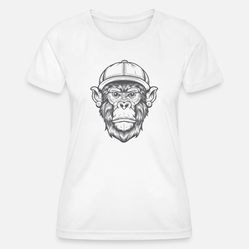 Funky Monkey - Women's Functional T-Shirt - white