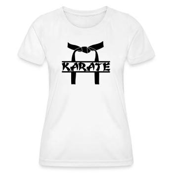 OBI karate award - Women's Functional T-Shirt - white - Front - AI Model Female 172 dark (172cm)