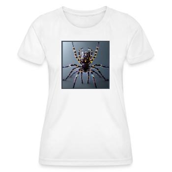 Tarentule à genoux rouges - T-shirt sport Femme - blanc - Devant - AI Model Female 172 dark (172cm)