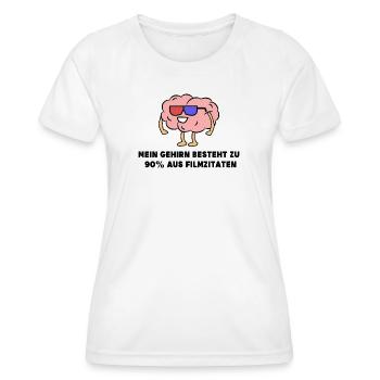 Movies Statement Film Schauen Theater Streaming - Frauen Funktions-T-Shirt - Weiß - Vorne - AI Model Female 172 dark (172cm)