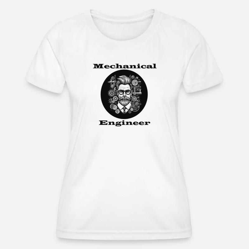 Mechanical Engineer - Women's Functional T-Shirt - white