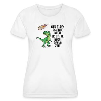Erderwärmung Erde Artenschutz Umwelt Statement - Frauen Funktions-T-Shirt - Weiß - Vorne - AI Model Female 172 dark (172cm)