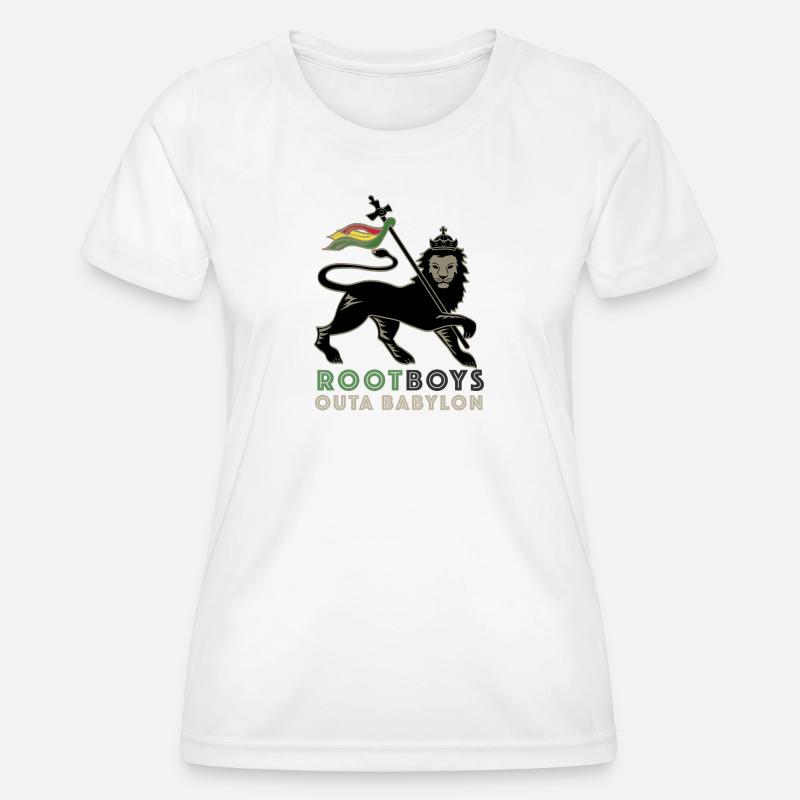 RootBoys outa Babylon - Women's Functional T-Shirt - white