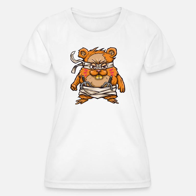 HAM-JITSU - Women's Functional T-Shirt - white